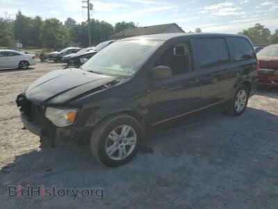 2015 Dodge CARAVAN SE, black — VIN 2C4RDGBG5FR537265, Copart