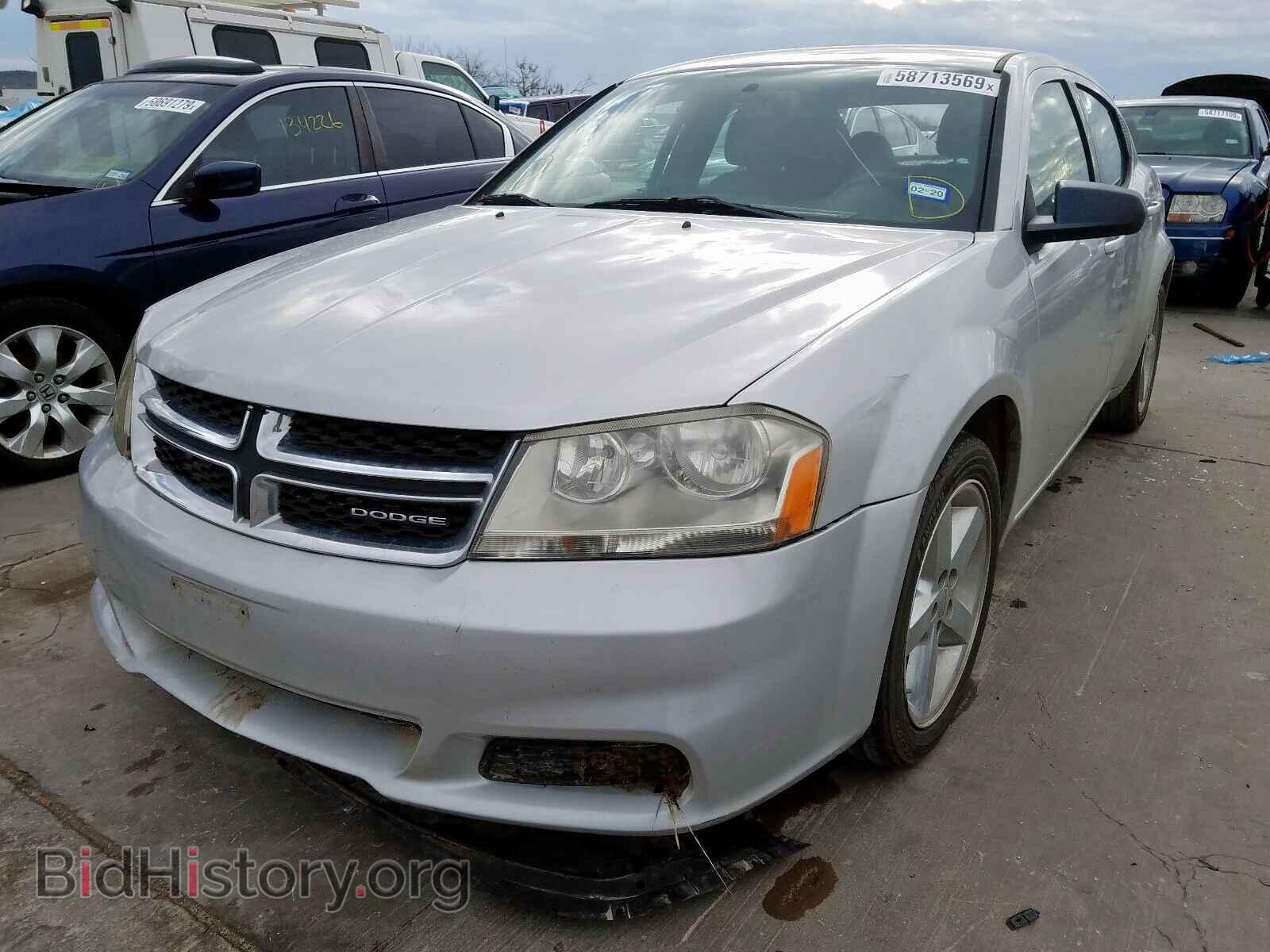 2012 DODGE AVENGER - VIN: 1C3CDZAB8CN141139 - Фото 2