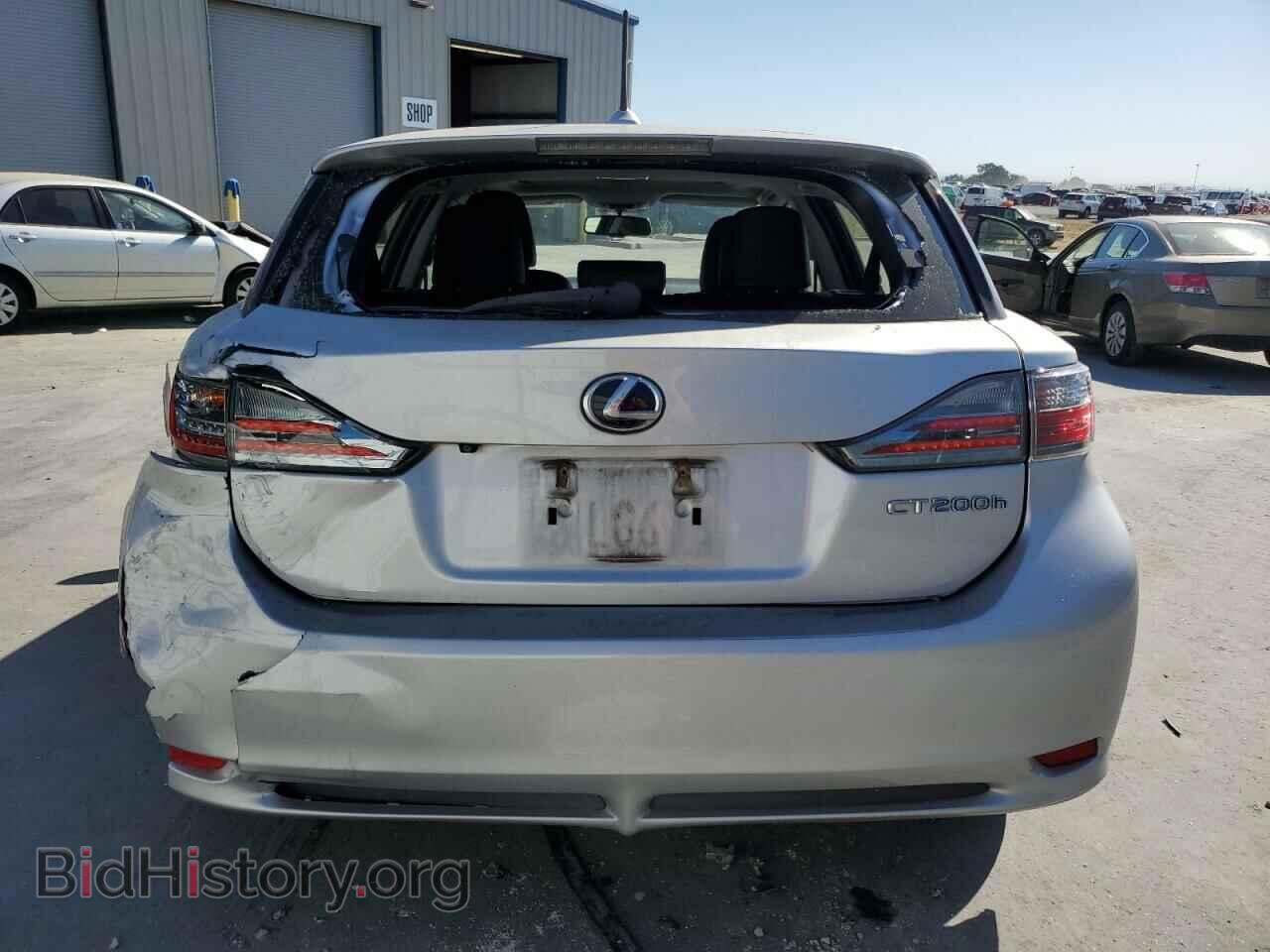 2012 LEXUS CT 200 - VIN: JTHKD5BH2C2110388 - Фото 6