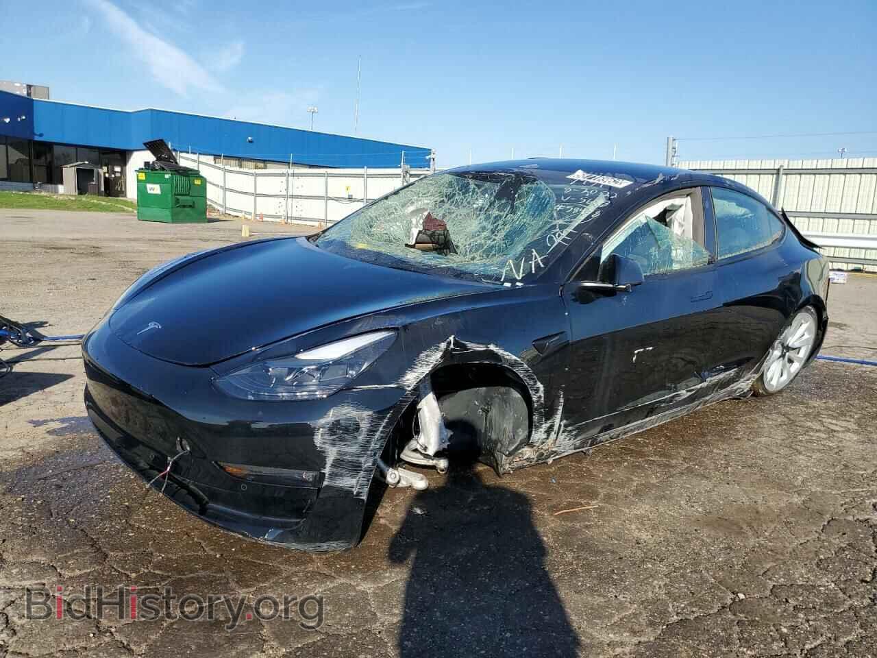 2022 TESLA MODEL 3 - VIN: 5YJ3E1EA6NF285608 - Фото 2