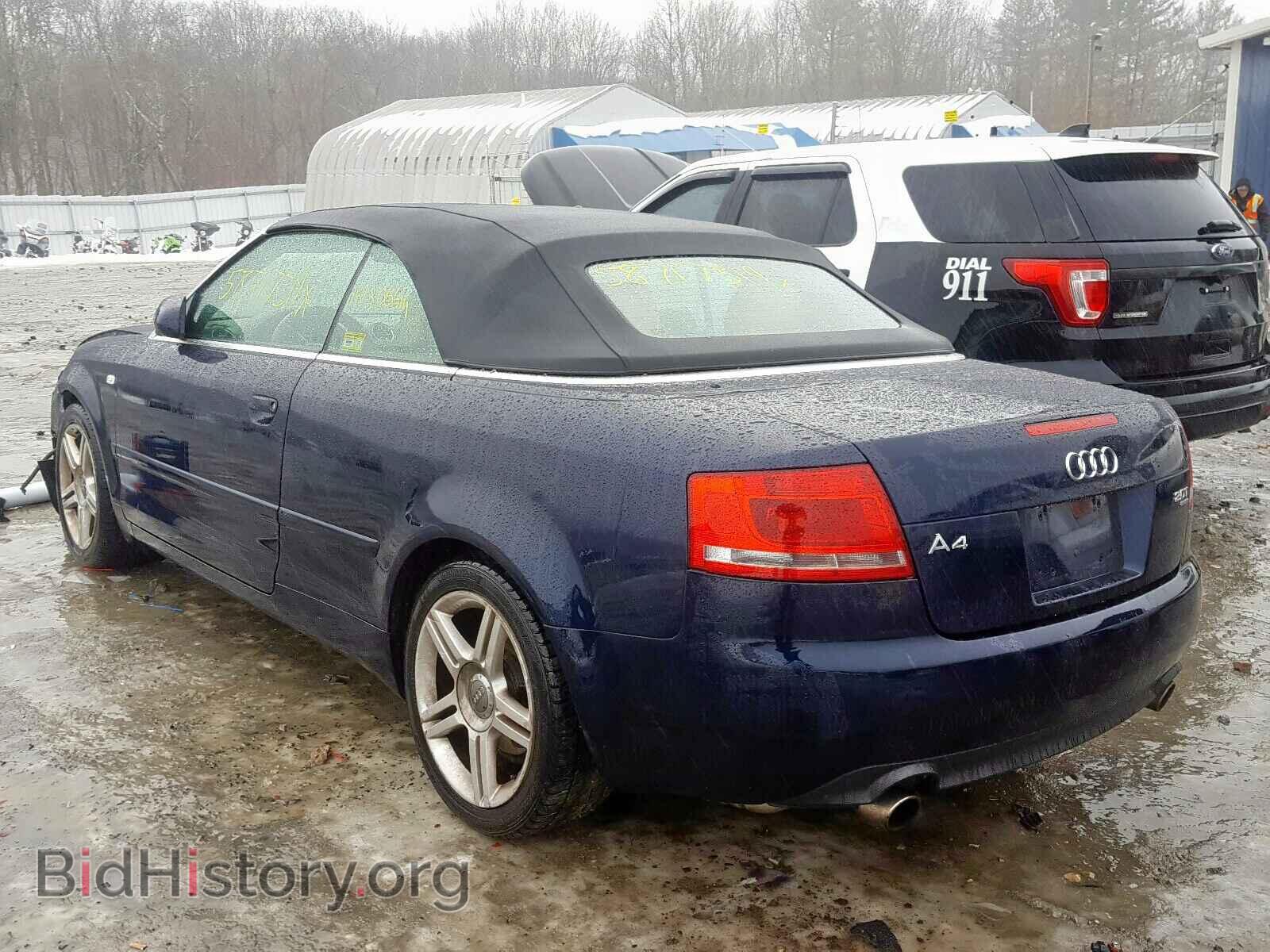 2007 AUDI A4 - VIN: WAUDF48H77K023255 - Фото 3