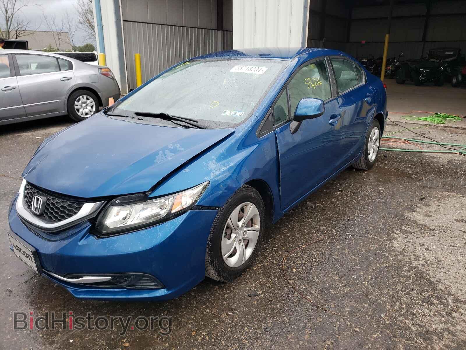 2013 HONDA CIVIC - VIN: 2HGFB2F58DH598327 - Фото 2