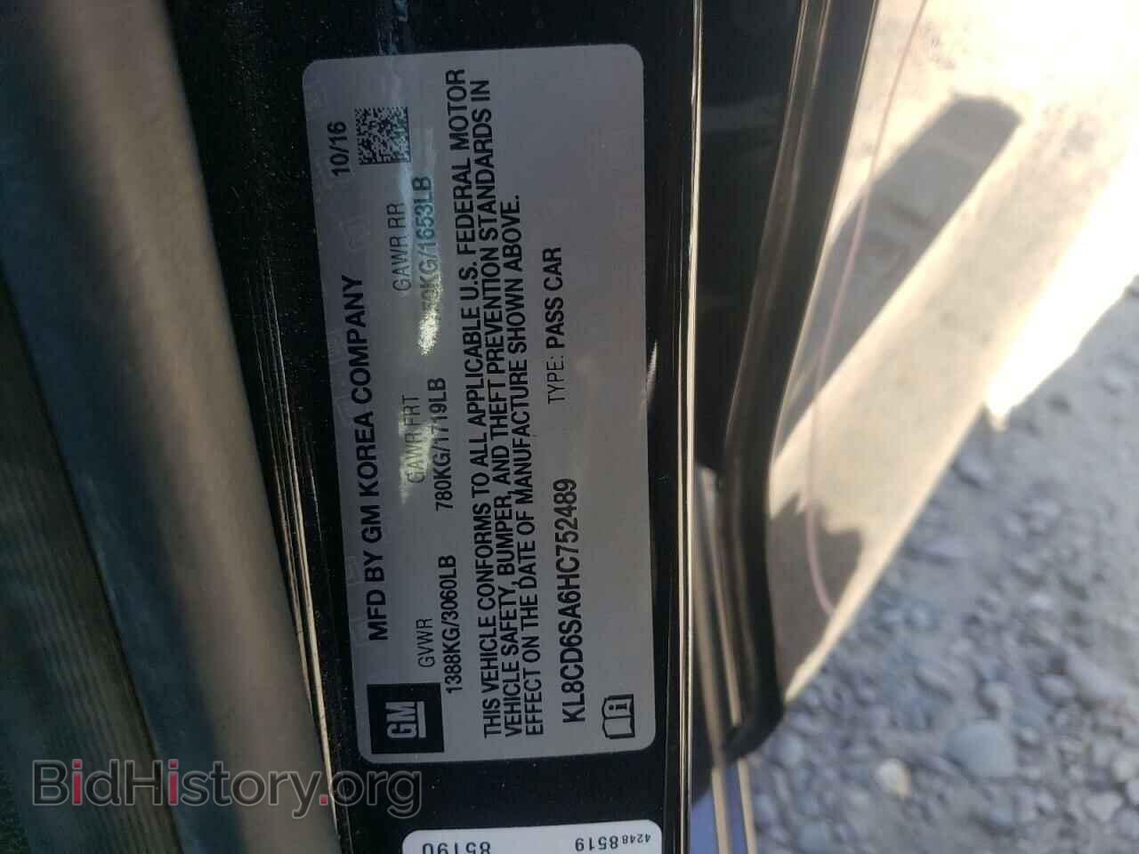 2017 CHEVROLET SPARK - VIN: KL8CD6SA6HC752489 - Фото 13