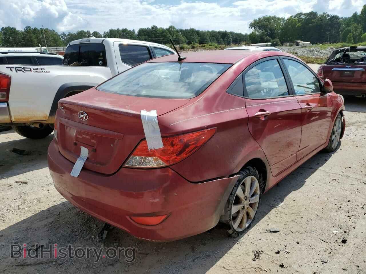 2013 HYUNDAI ACCENT - VIN: KMHCU4AE8DU305498 - Фото 4