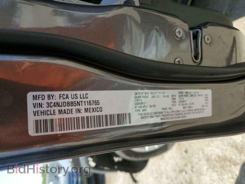 2022 Jeep COMPASS (VIN 3C4NJDBB5NT116765) — photo 10 of 10