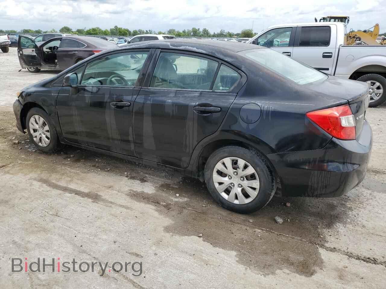 2012 HONDA CIVIC - VIN: 2HGFB2F54CH597366 - Фото 2