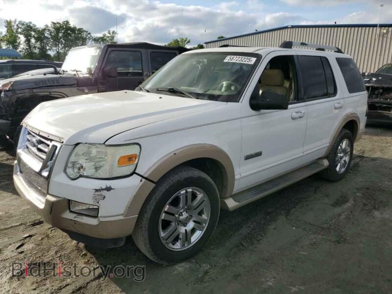 2007 Ford EXPLORER Eddie Bauer (VIN 1FMEU64E17UB40317) — photo 1 of 15, Copart, damage: front end