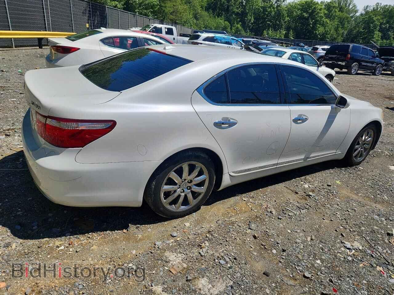 2007 LEXUS LS460 - VIN: JTHBL46F575039312 - Фото 3