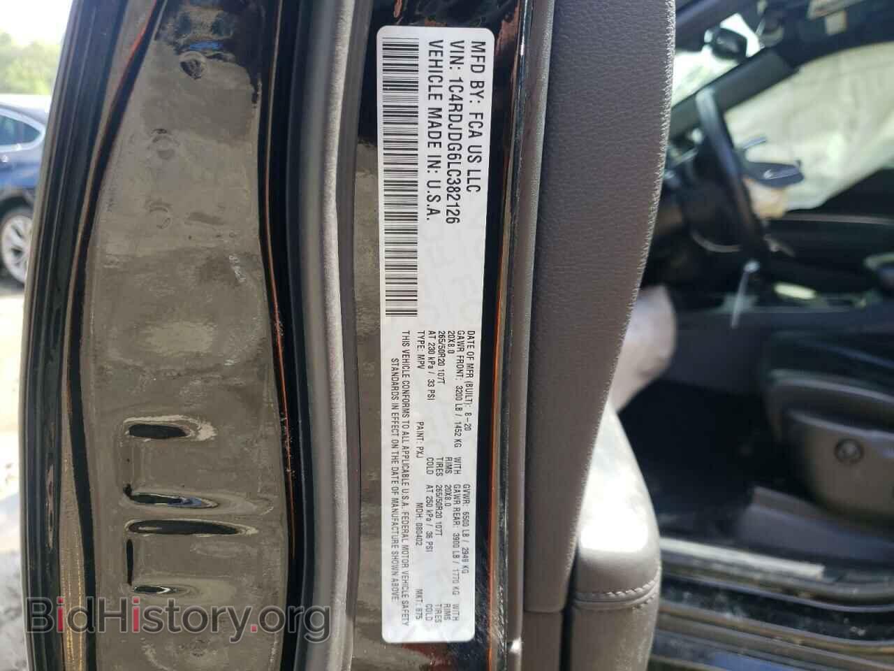 2020 DODGE DURANGO - VIN: 1C4RDJDG6LC382126 - Photo 13