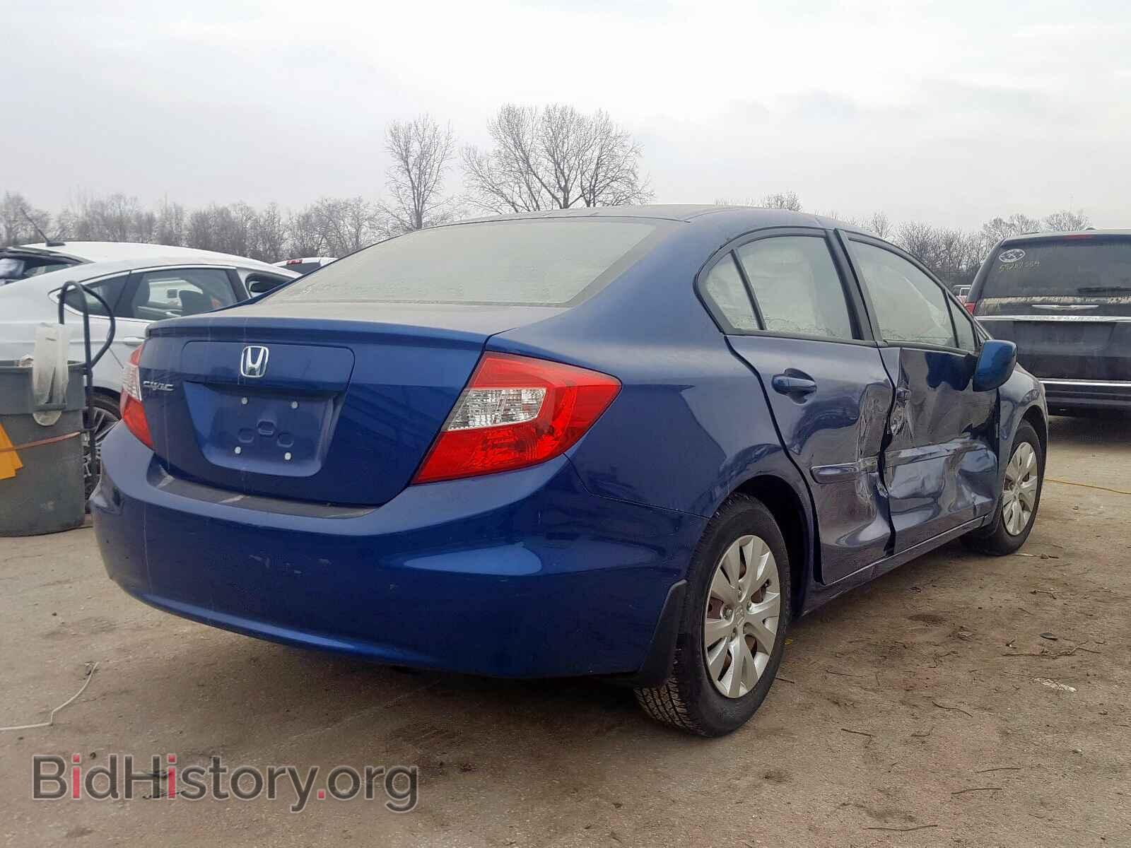 2012 HONDA CIVIC LX - VIN: 19XFB2E57CE001095 - Фото 4
