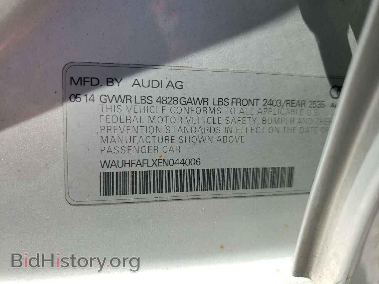2014 AUDI A4 - VIN: WAUHFAFLXEN044006 - Фото 12