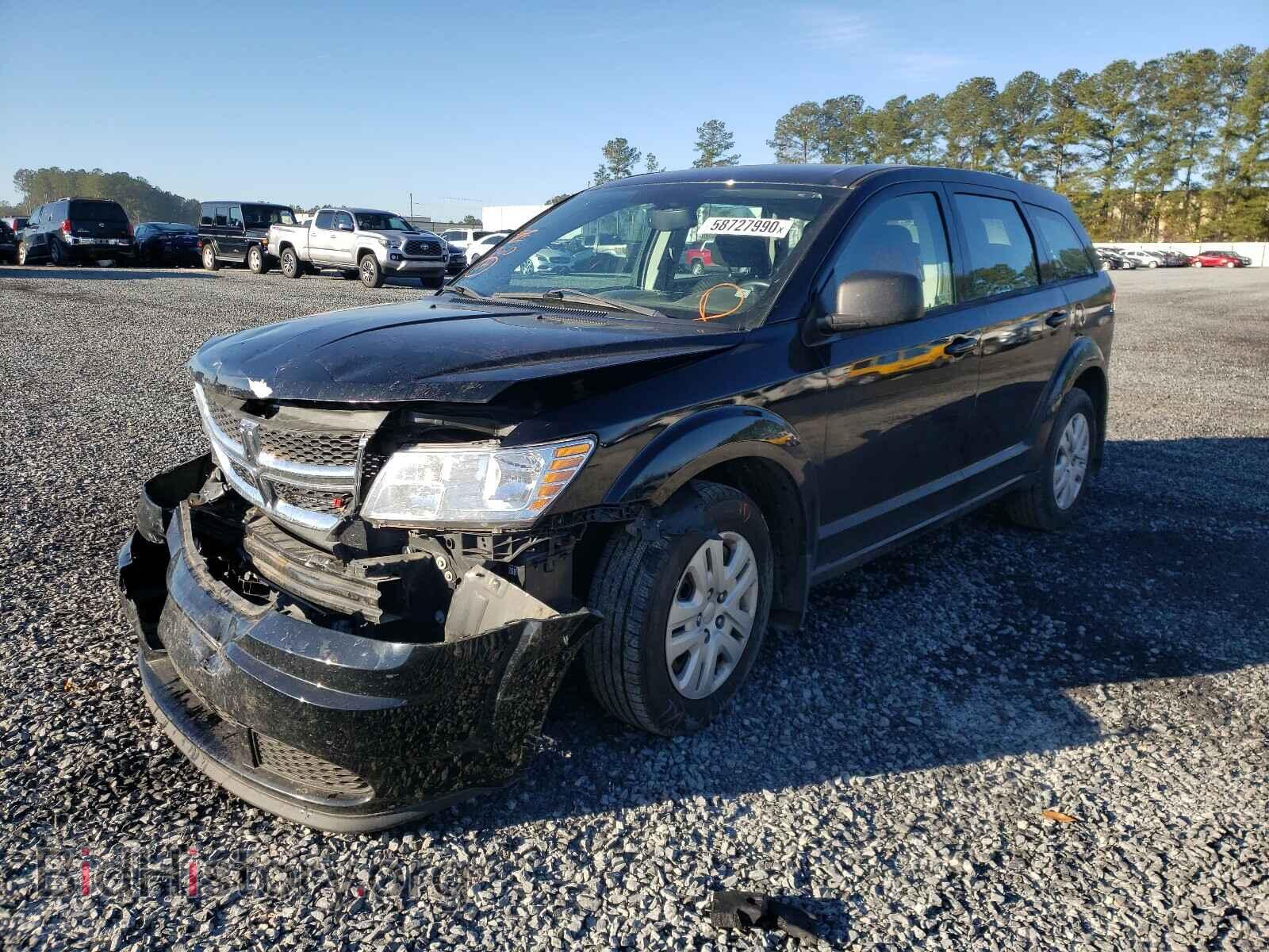 2014 DODGE JOURNEY - VIN: 3C4PDCAB7ET261916 - Фото 2