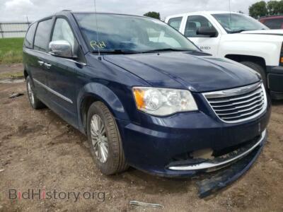 2015 Chrysler MINIVAN Town & COU, синий — VIN 2C4RC1CG9FR514246, Copart