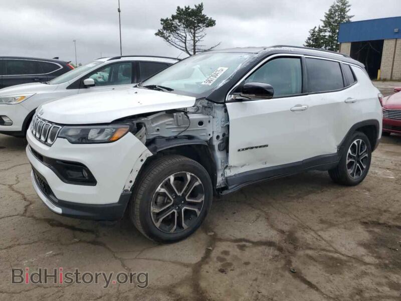 2022 Jeep COMPASS Limited (VIN 3C4NJDCB2NT110579) — фото 1 из 13, Copart, повреждение: передняя часть