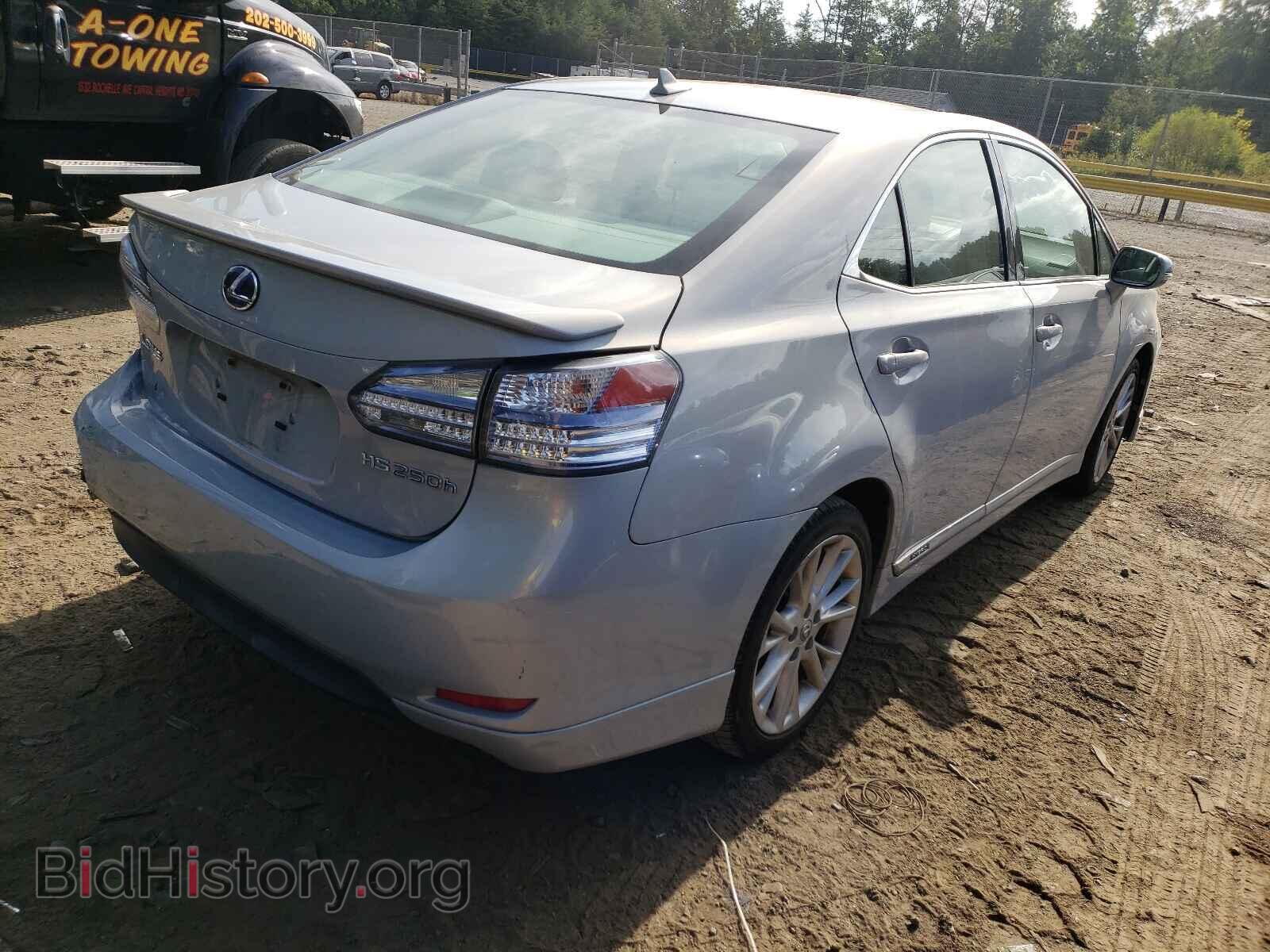 2010 LEXUS HS - VIN: JTHBB1BA3A2011142 - Фото 4