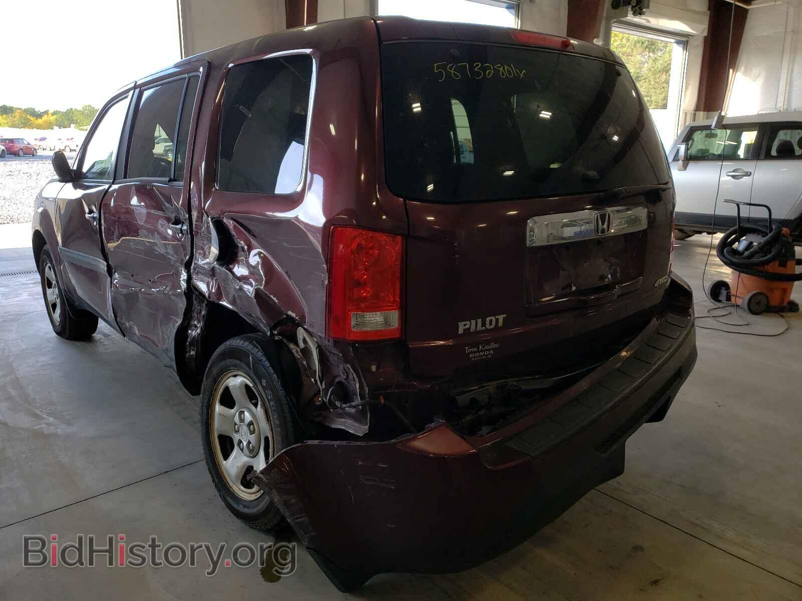 2012 HONDA PILOT - VIN: 5FNYF4H28CB031288 - Фото 3