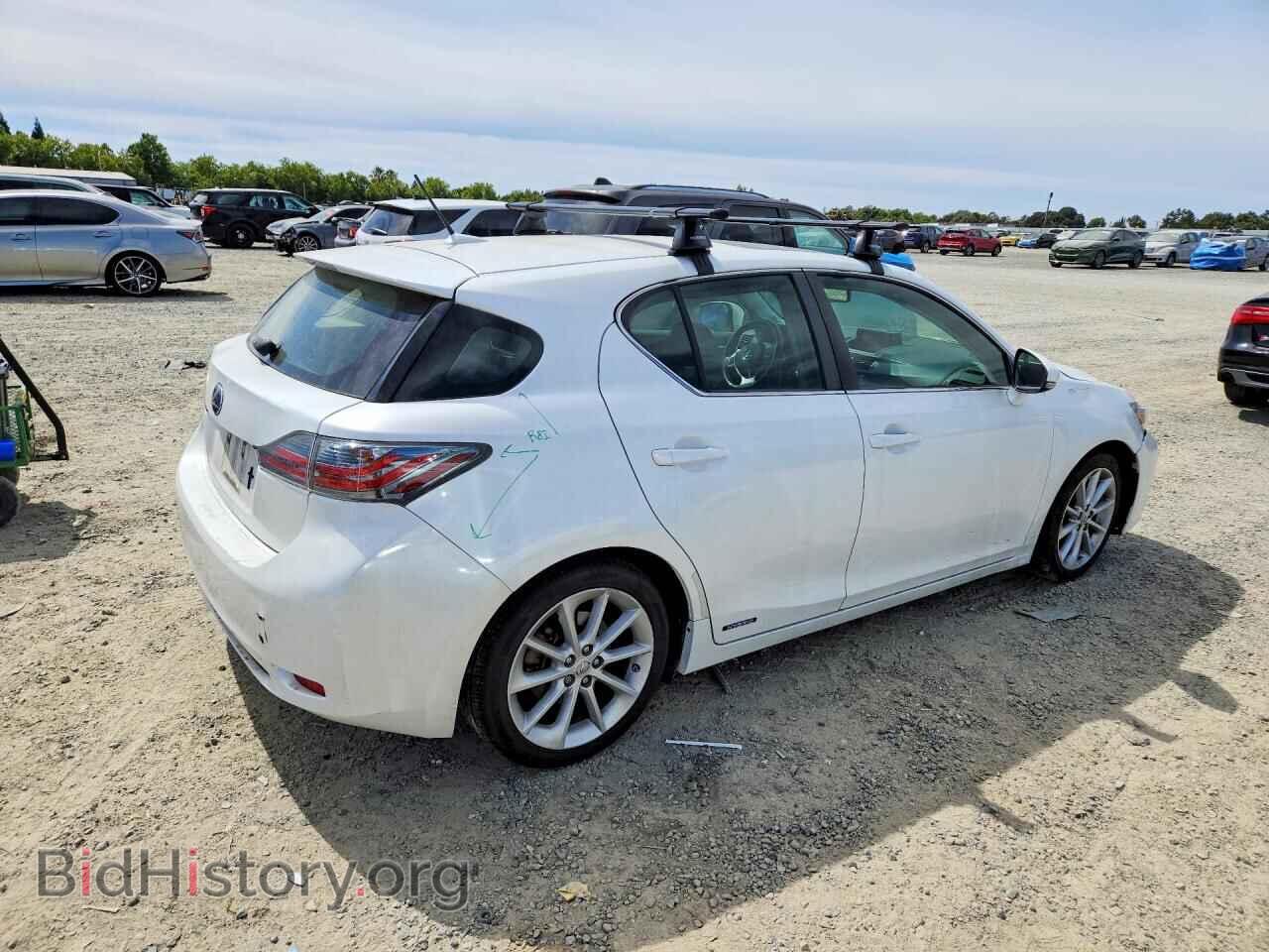 2012 LEXUS CT 200 - VIN: JTHKD5BH3C2083587 - Фото 3