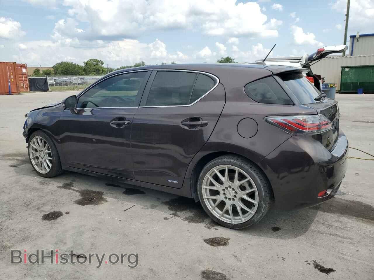 2012 LEXUS CT 200 - VIN: JTHKD5BH2C2056140 - Фото 2