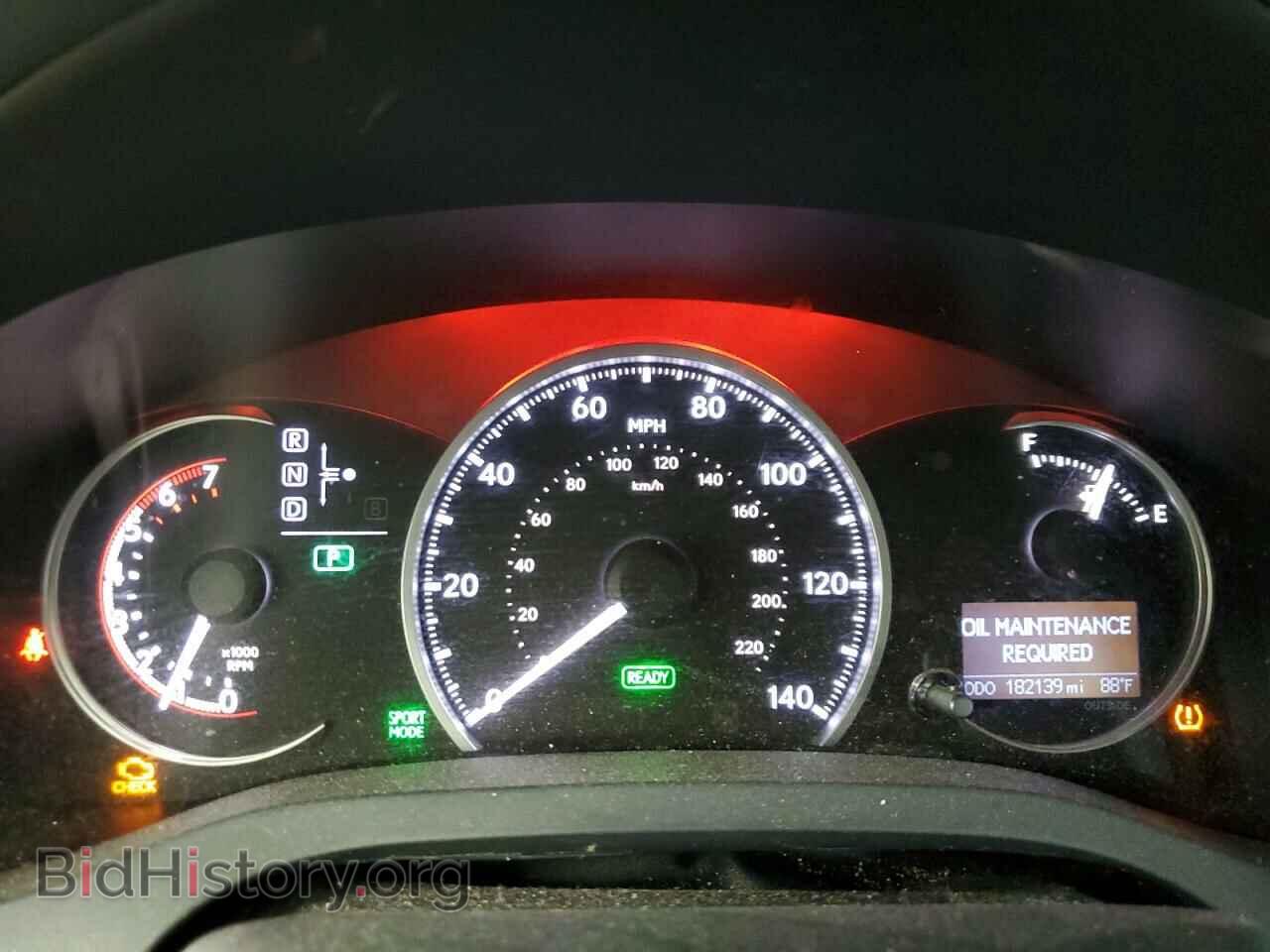 2012 LEXUS CT 200 - VIN: JTHKD5BH2C2056140 - Фото 9