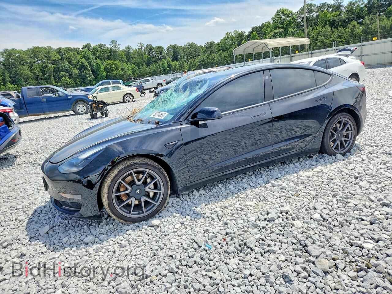 Photo 5YJ3E1EA2MF017704 - TESLA MODEL 3 2021