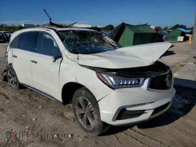 2017 Acura MDX, белый — VIN 5FRYD3H31HB011625, Copart