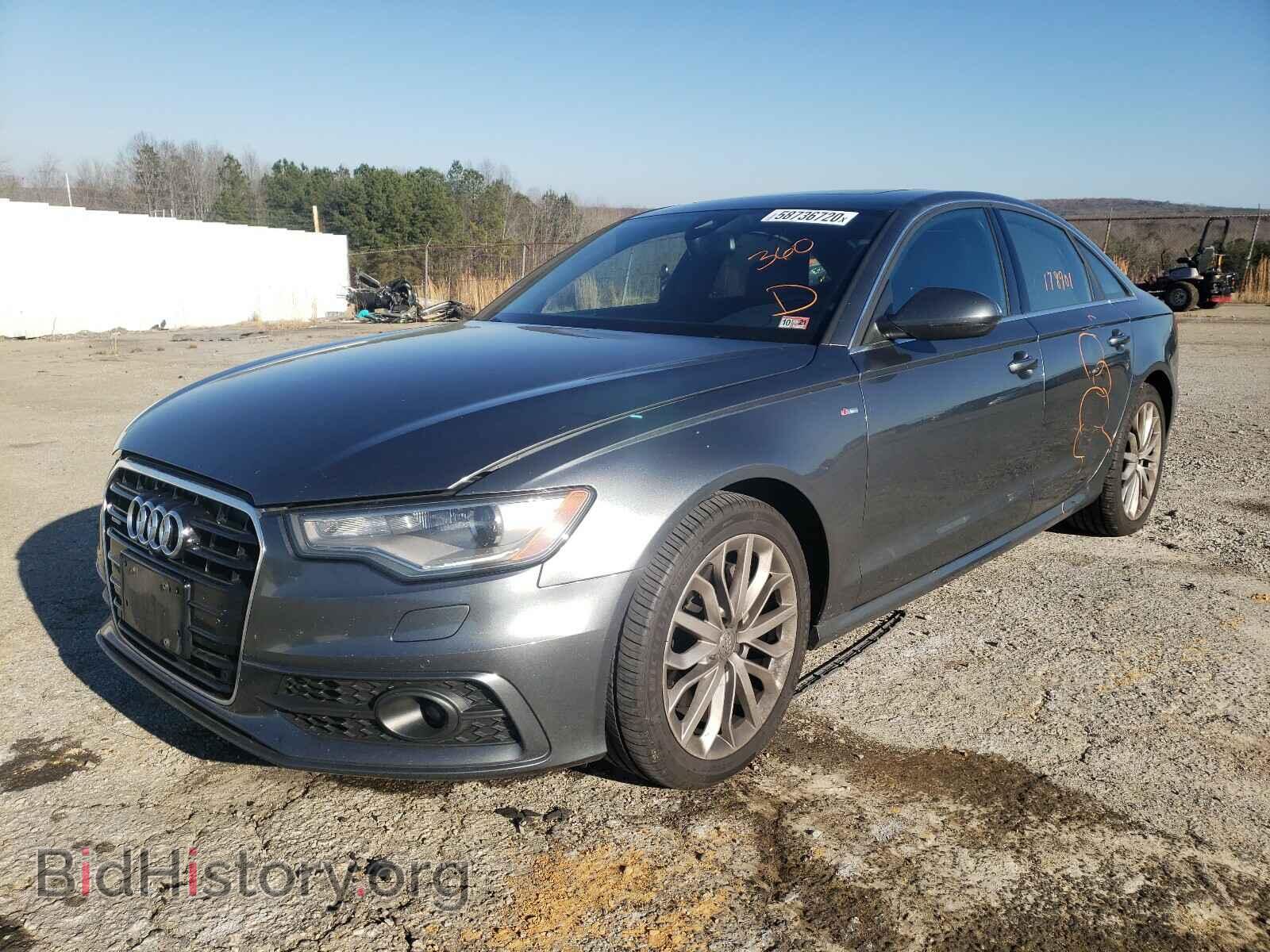 2014 AUDI A6 - VIN: WAUHMAFCXEN154608 - Фото 2