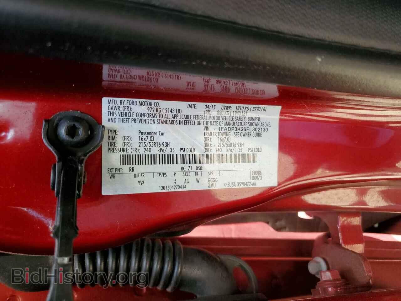 2015 FORD FOCUS - VIN: 1FADP3K26FL302130 - Photo 12