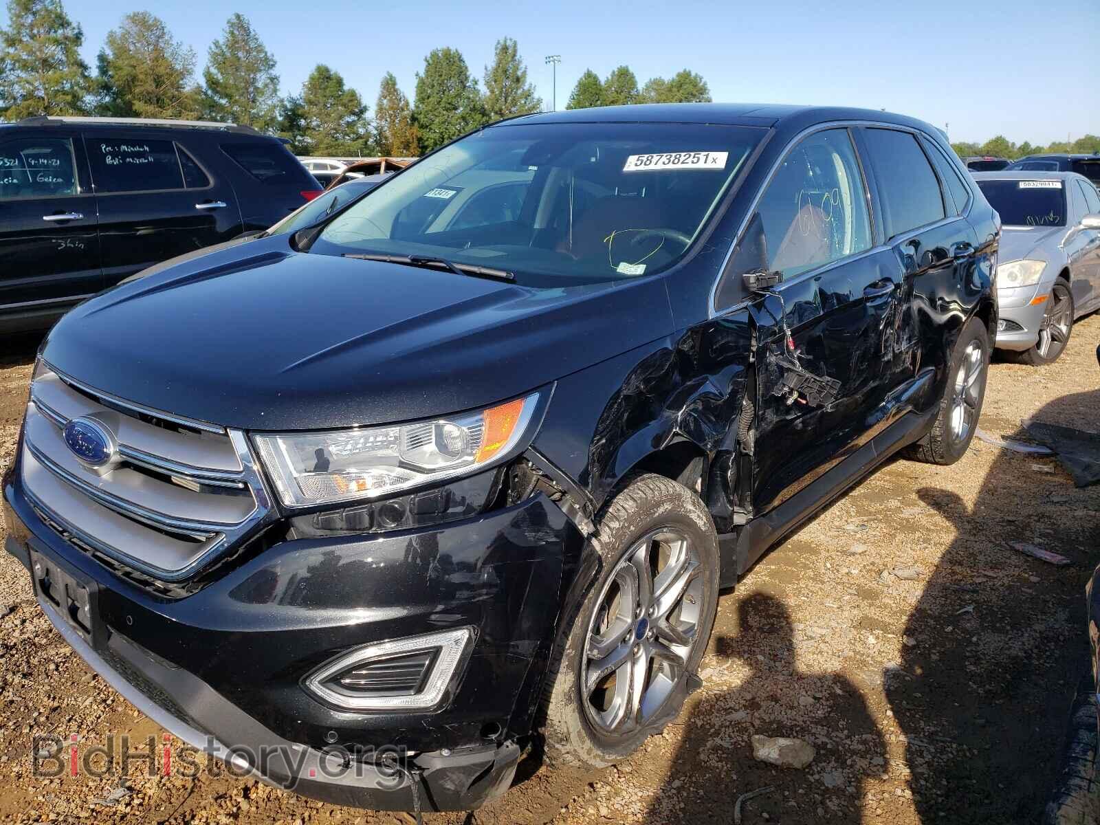 2015 FORD EDGE - VIN: 2FMPK4K82FBB66865 - Фото 2