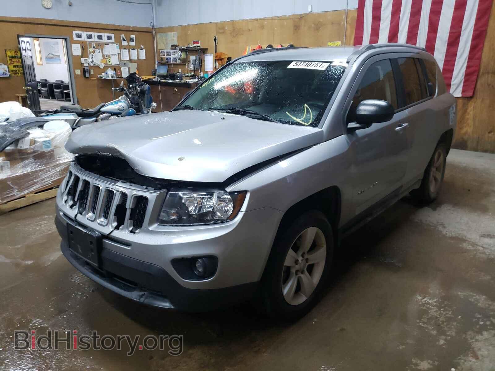 2016 JEEP COMPASS - VIN: 1C4NJDBB9GD779975 - Фото 2