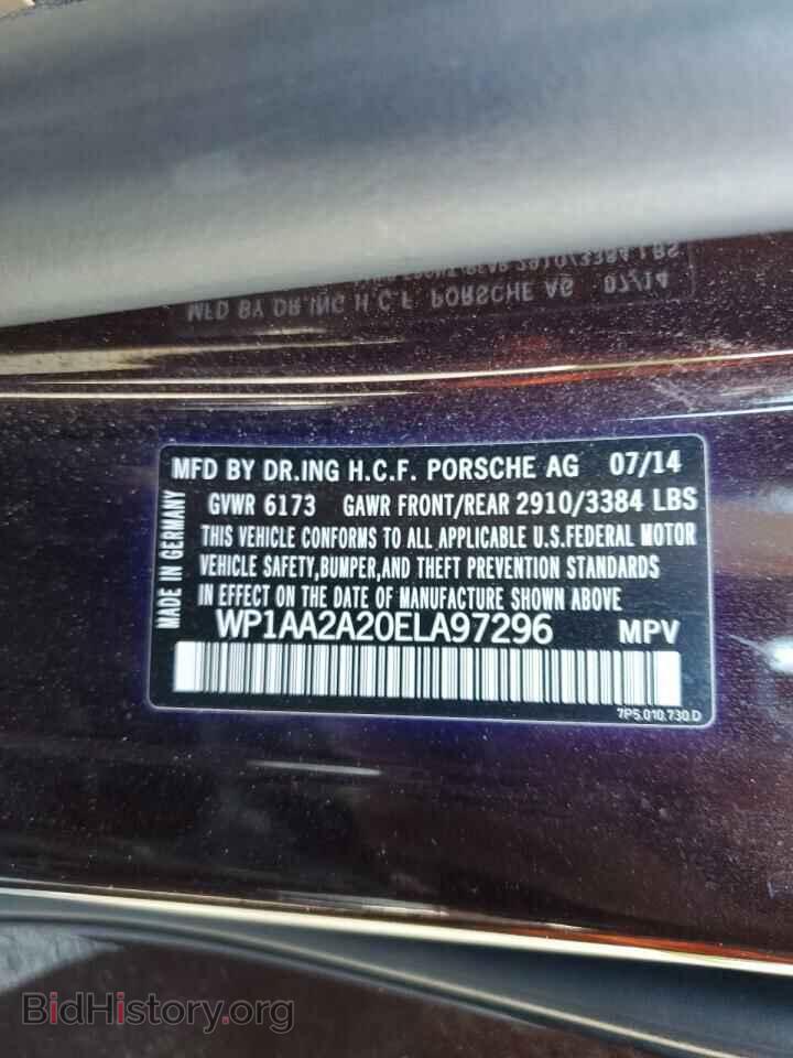 2014 PORSCHE CAYENNE - VIN: WP1AA2A20ELA97296 - Фото 10