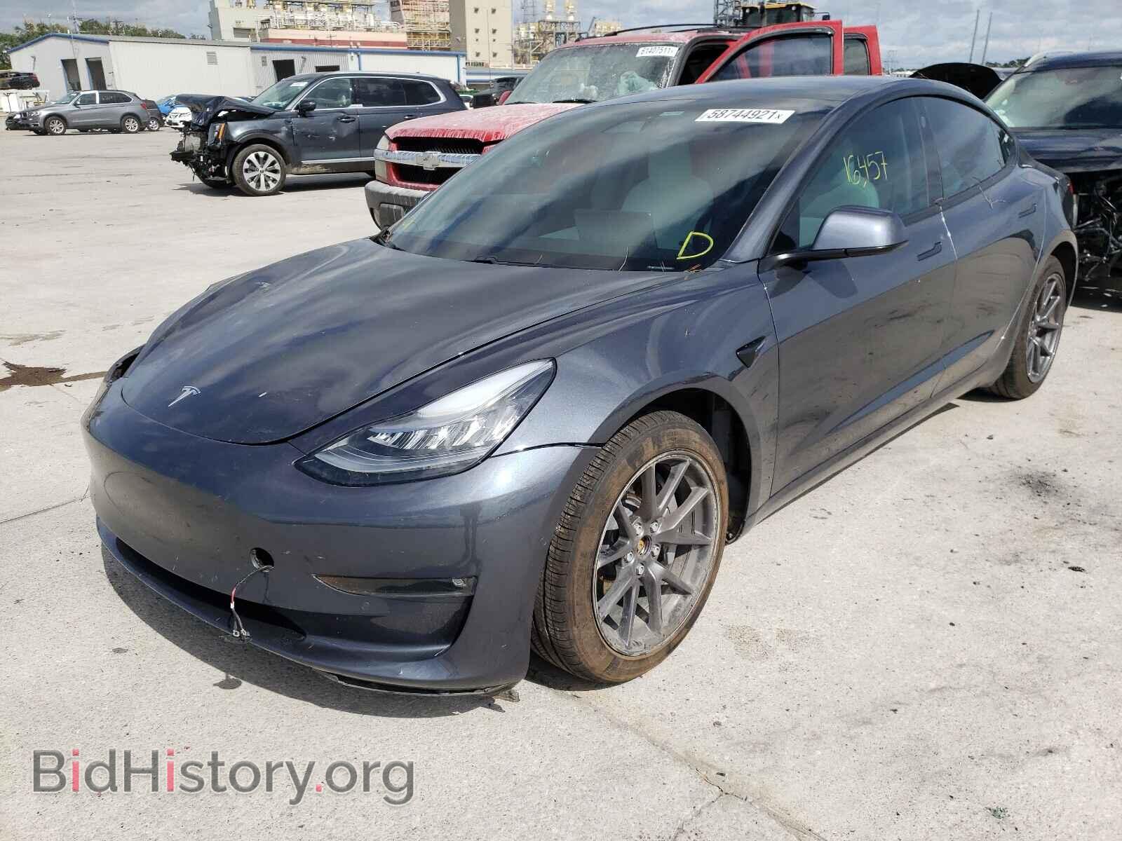 2021 TESLA MODEL 3 - VIN: 5YJ3E1EB3MF858620 - Фото 2