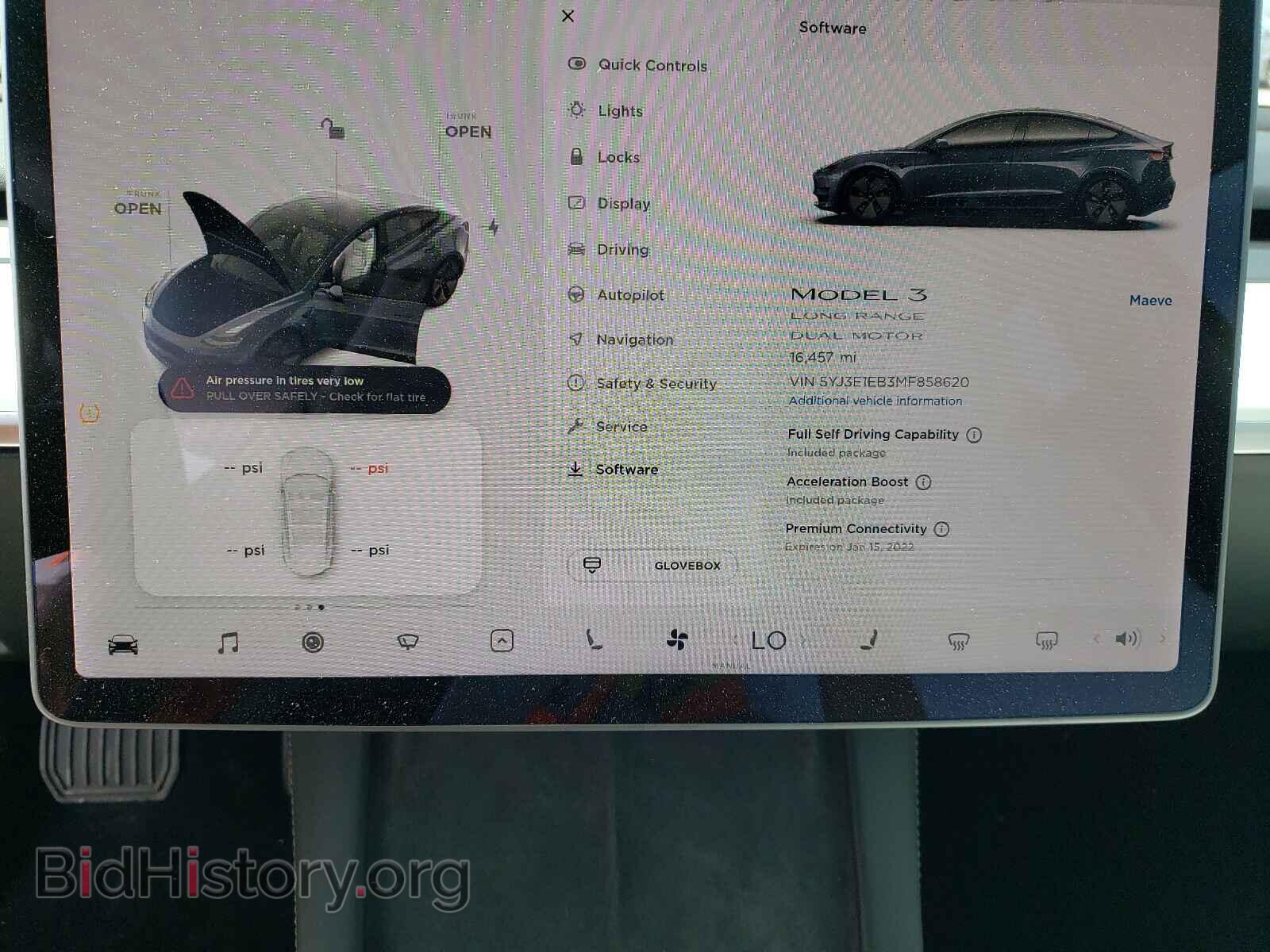 2021 TESLA MODEL 3 - VIN: 5YJ3E1EB3MF858620 - Фото 8