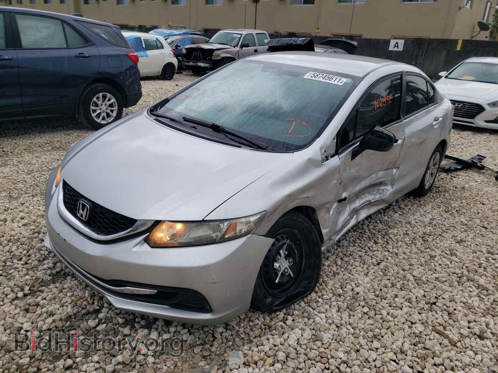 2013 HONDA CIVIC - VIN: 19XFB2F56DE094966 - Фото 2