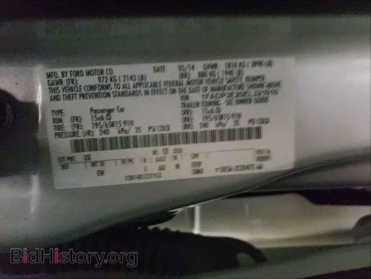 2014 FORD FOCUS - VIN: 1FADP3E20EL321010 - Photo 10