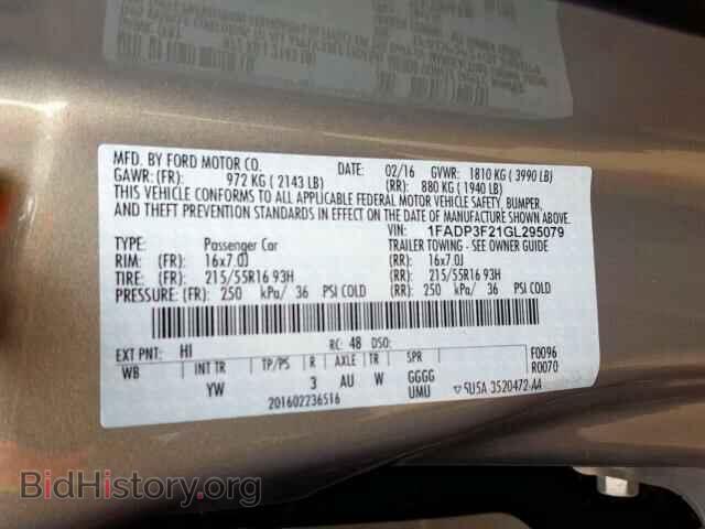 2016 FORD FOCUS SE - VIN: 1FADP3F21GL295079 - Фото 10