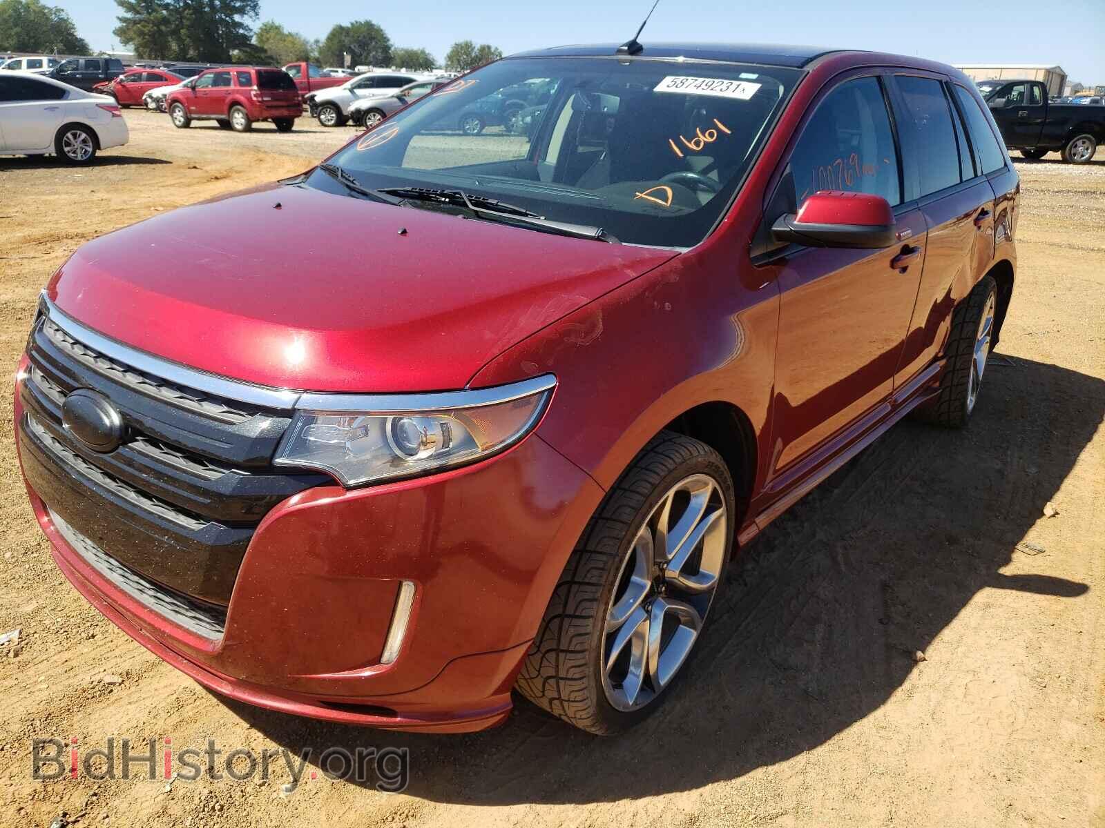 2014 FORD EDGE - VIN: 2FMDK3AK5EBA01661 - Фото 2