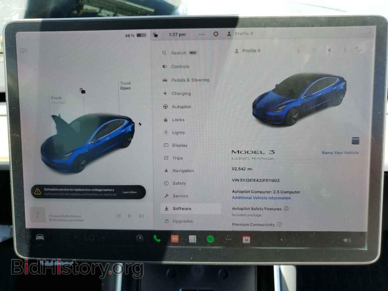 2018 TESLA MODEL 3 - VIN: 5YJ3E1EA2JF011803 - Фото 9