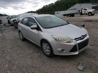 2012 Ford FOCUS Focus SE, silver — VIN 1FAHP3F24CL186675, Copart