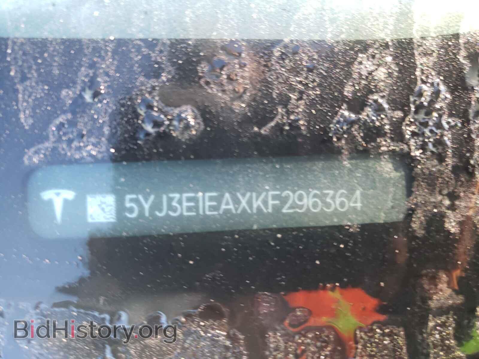2019 TESLA MODEL 3 - VIN: 5YJ3E1EAXKF296364 - Photo 10