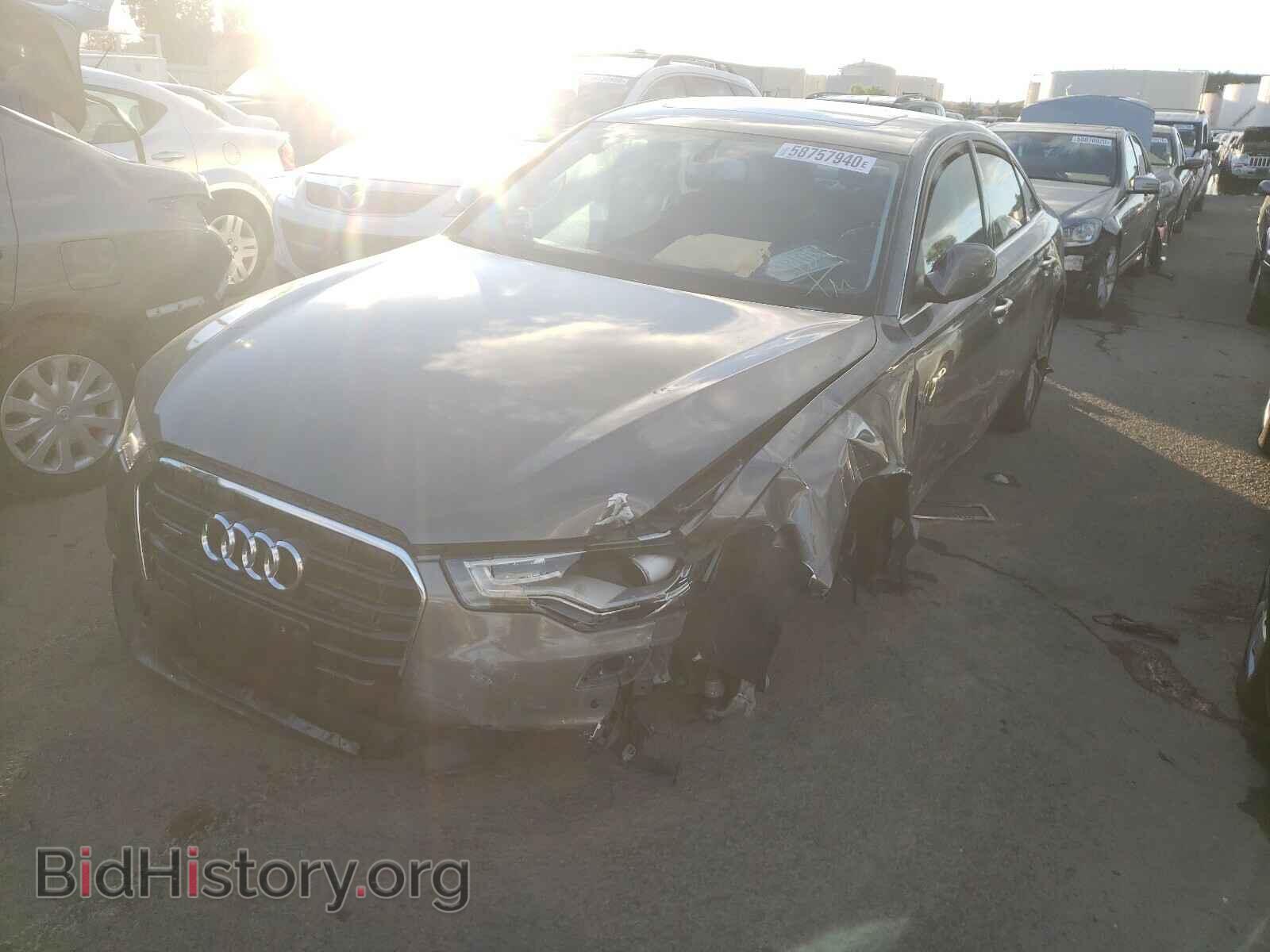 2013 AUDI A6 - VIN: WAUGFAFC0DN090194 - Фото 2