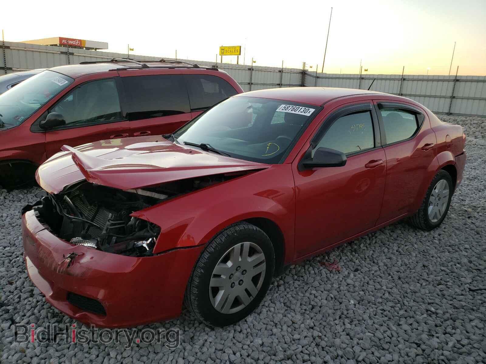 2014 DODGE AVENGER - VIN: 1C3CDZAG4EN218619 - Фото 2