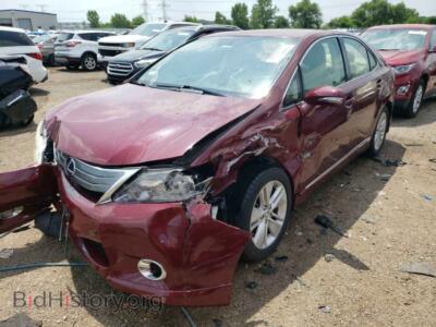 2010 Lexus HS HS 250h, red — VIN JTHBB1BA9A2014465, Copart