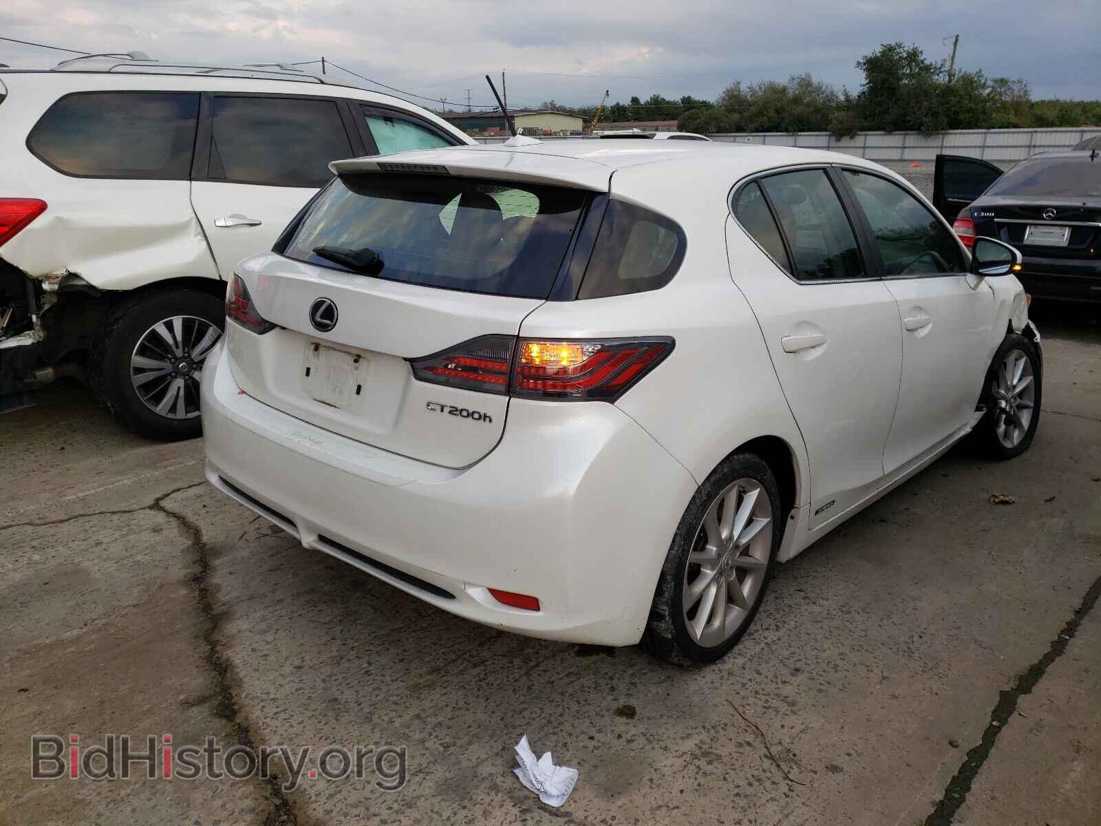 2013 LEXUS CT 200 - VIN: JTHKD5BH1D2164766 - Фото 4