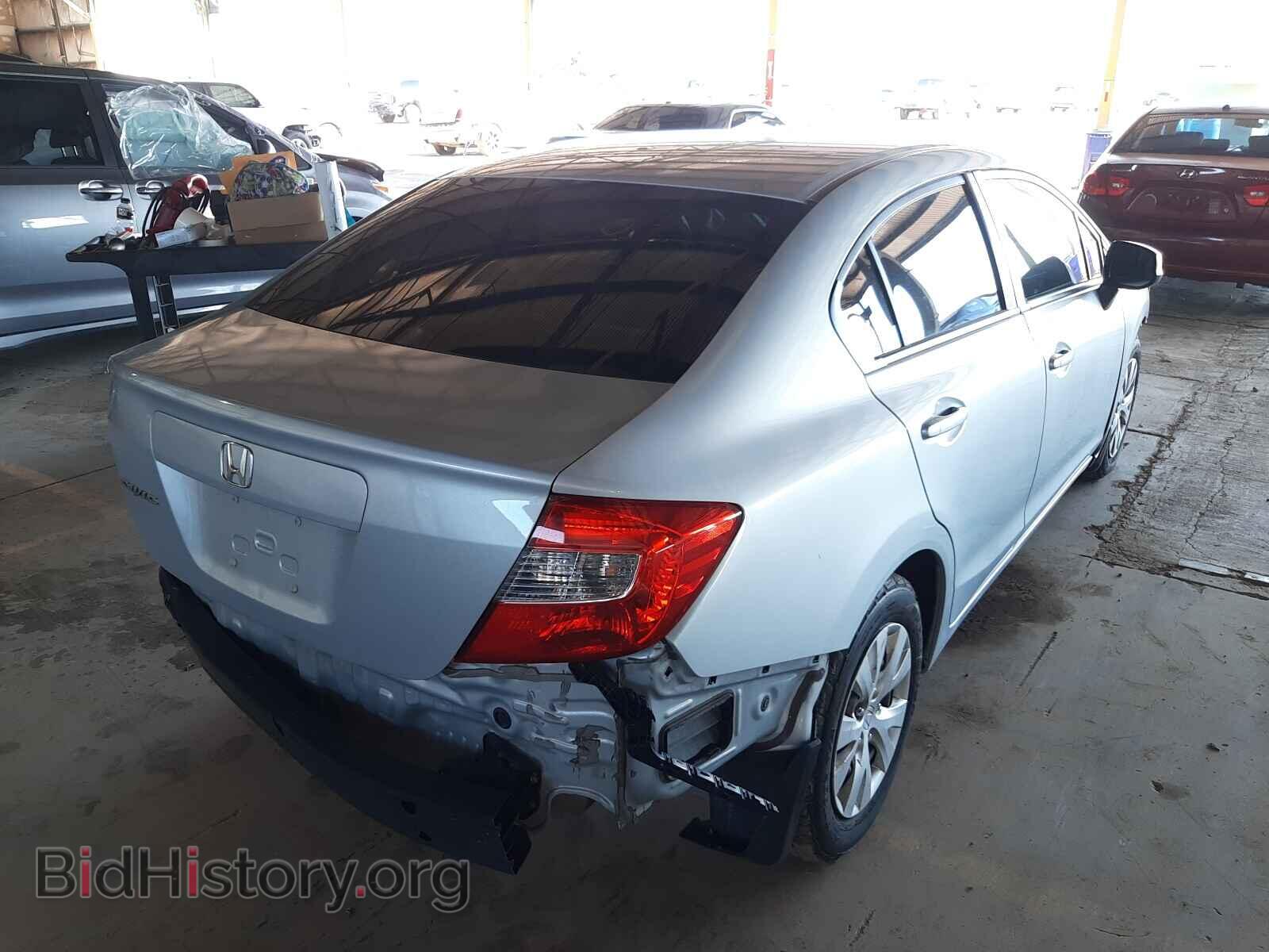 2012 HONDA CIVIC - VIN: 2HGFB2F54CH589722 - Фото 4