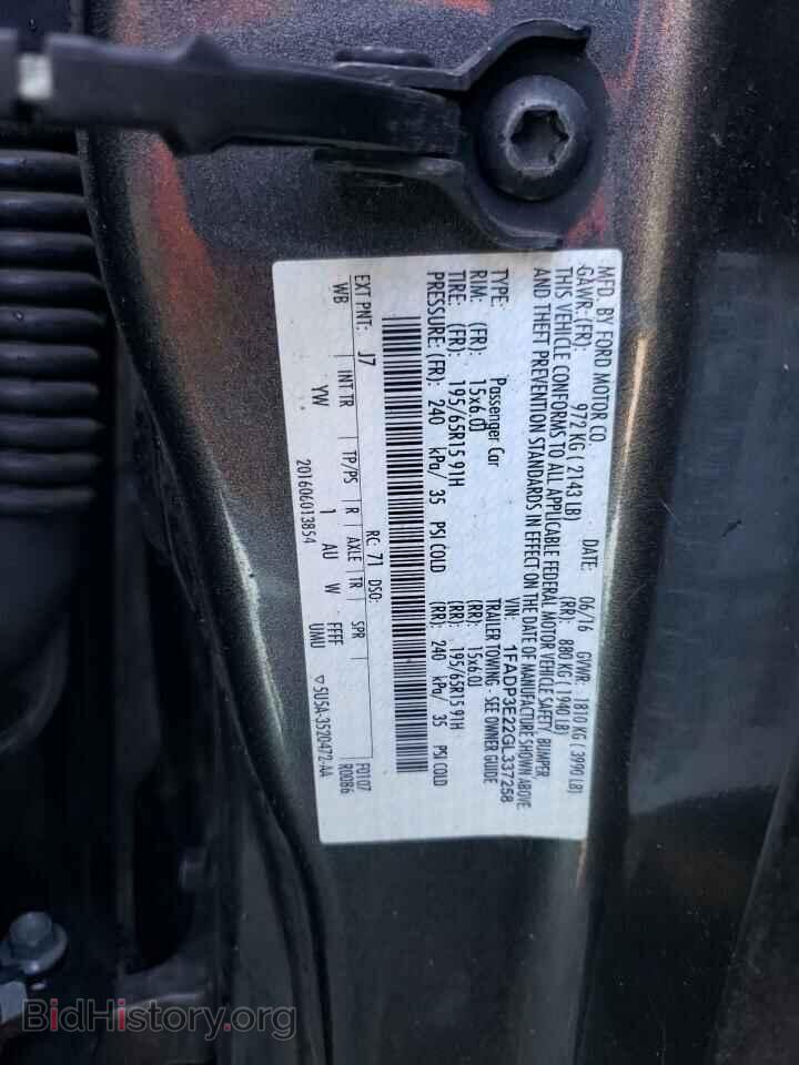 2016 FORD FOCUS - VIN: 1FADP3E22GL337258 - Photo 13