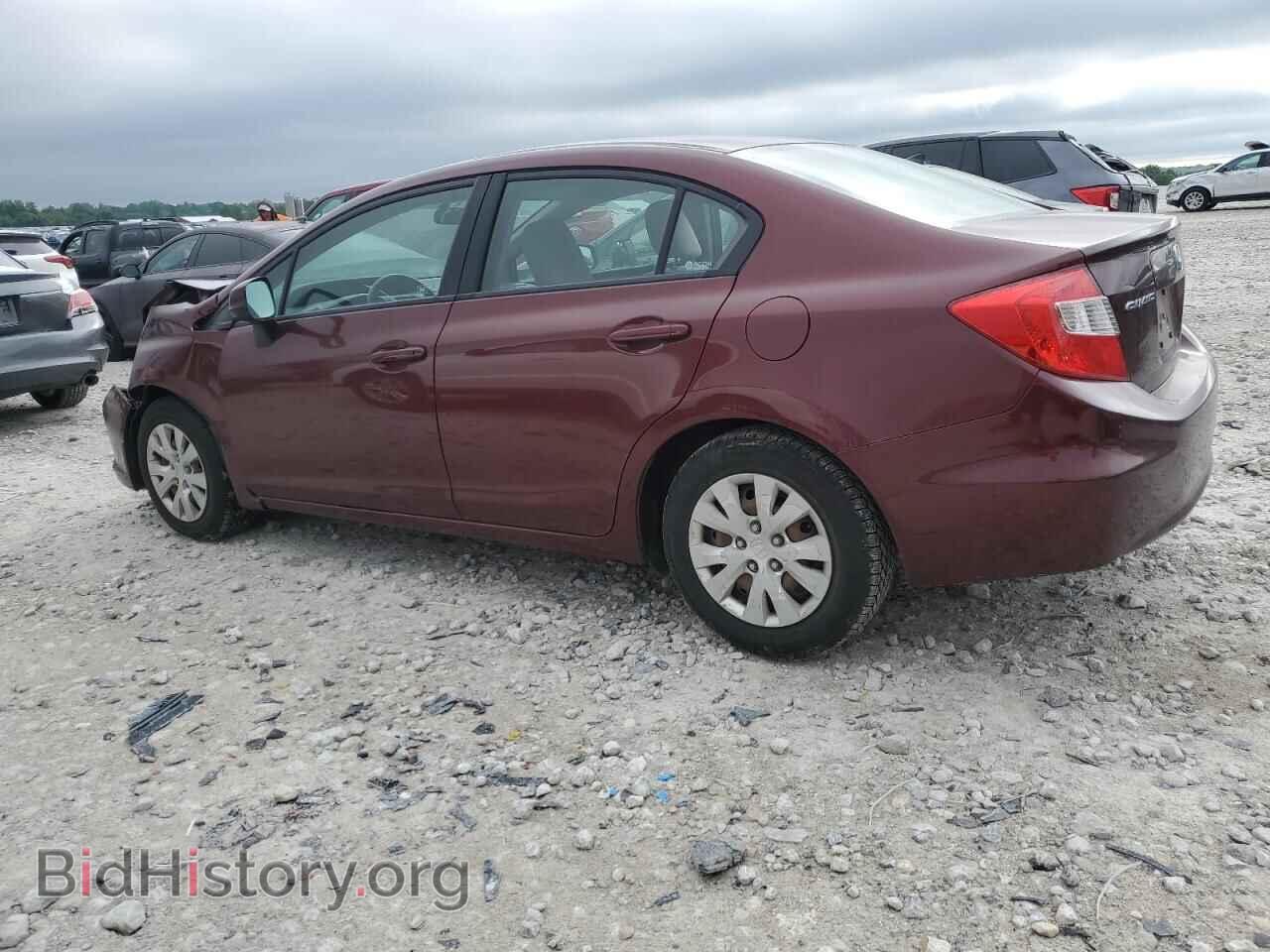 2012 HONDA CIVIC - VIN: 2HGFB2F57CH537937 - Фото 2