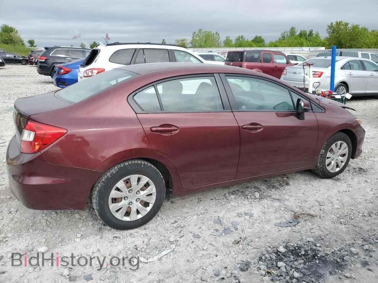 2012 HONDA CIVIC - VIN: 2HGFB2F57CH537937 - Фото 3