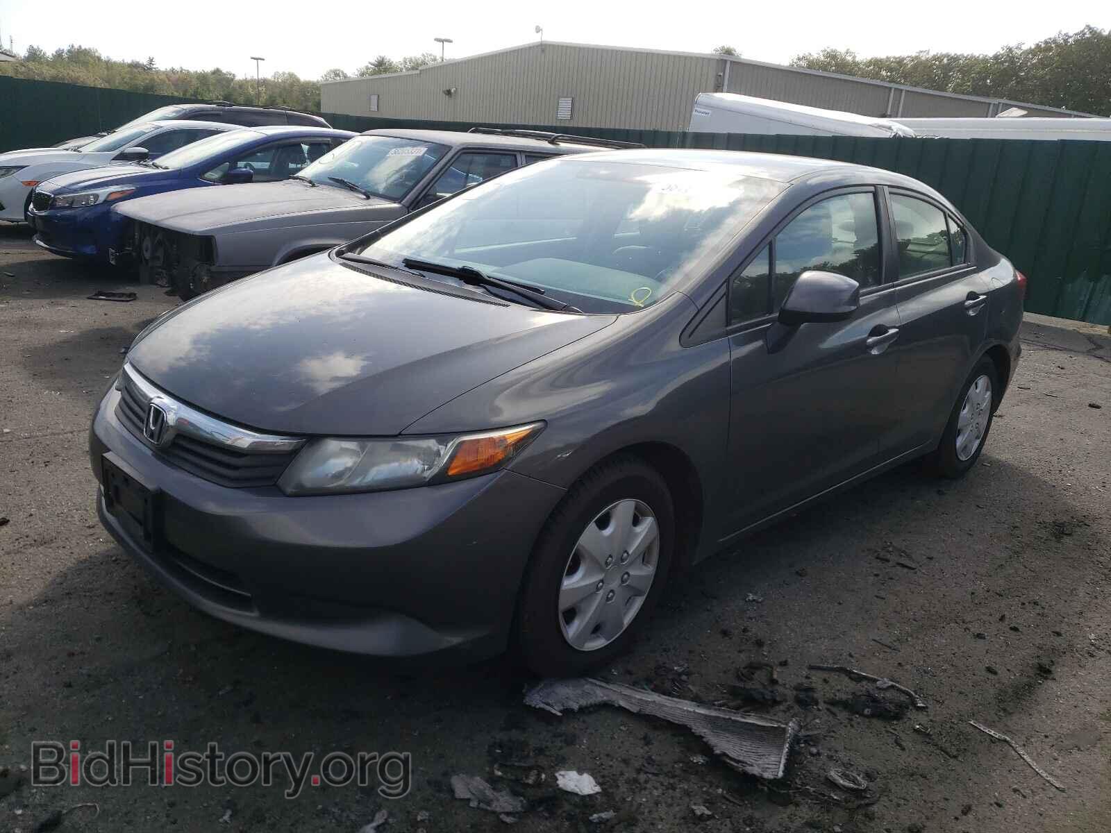 2012 HONDA CIVIC - VIN: 2HGFB2F5XCH608600 - Фото 2