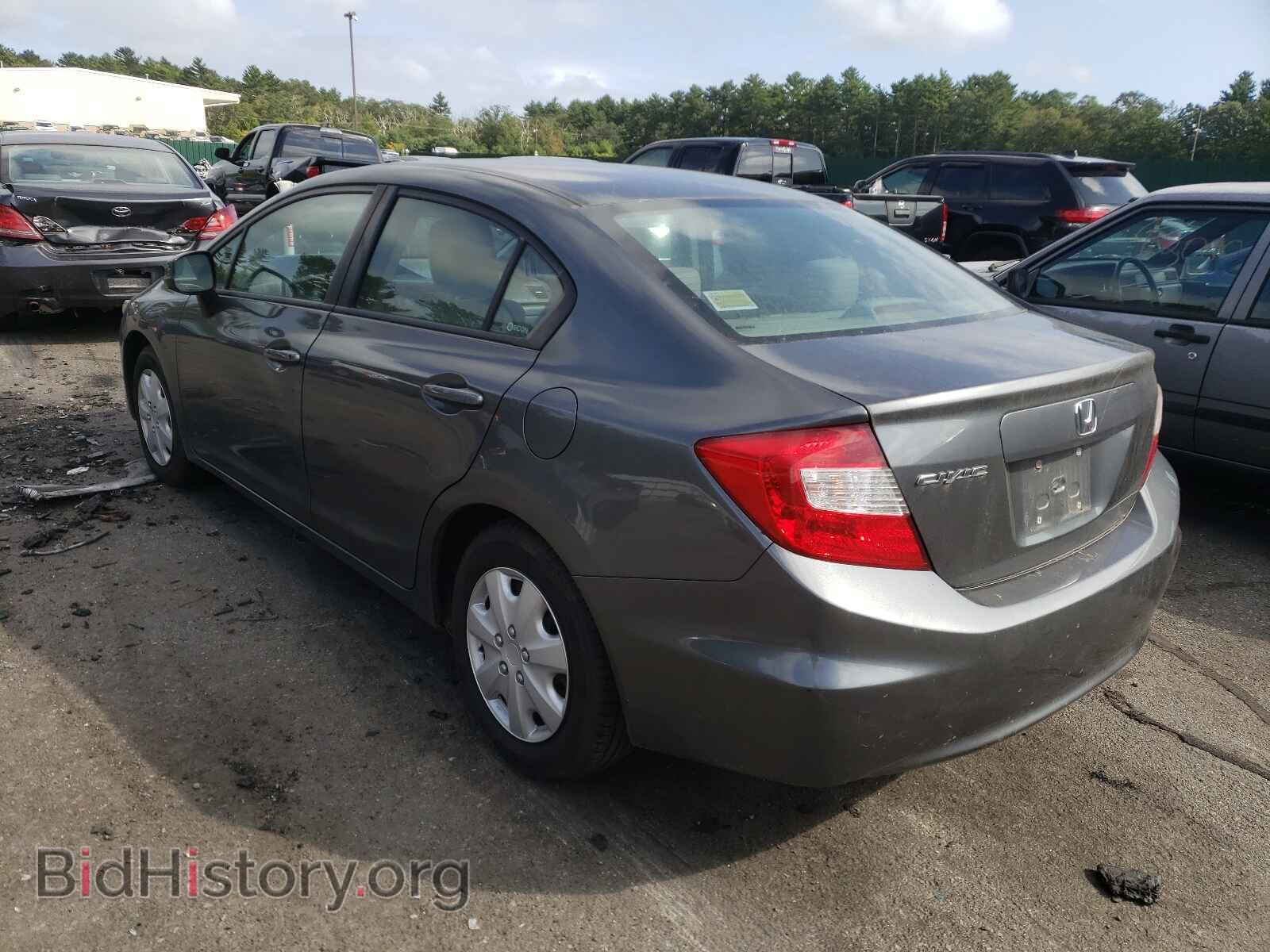 2012 HONDA CIVIC - VIN: 2HGFB2F5XCH608600 - Фото 3