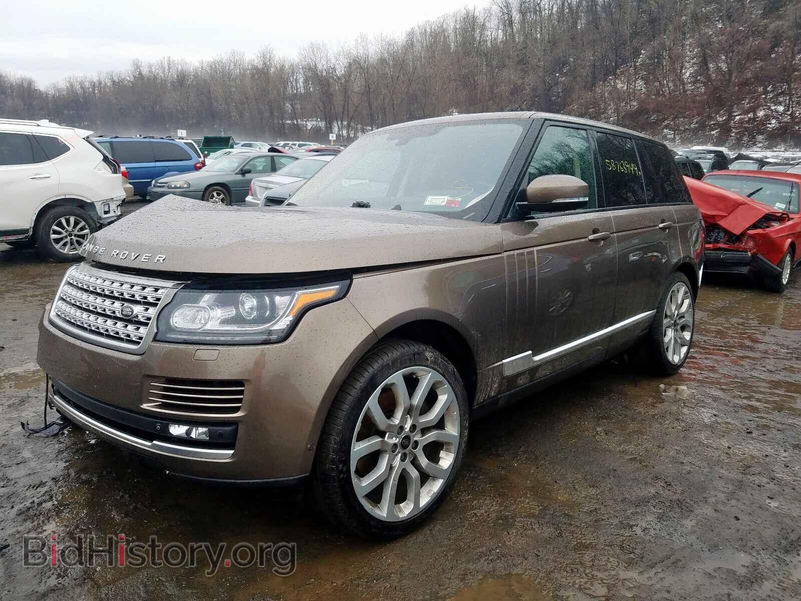 2014 LAND ROVER RANGE ROVE - VIN: SALGS2EF8EA126019 - Фото 2